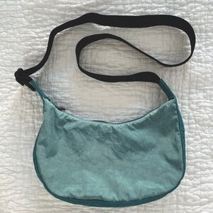 Baggu deadstock teal mix small crescent